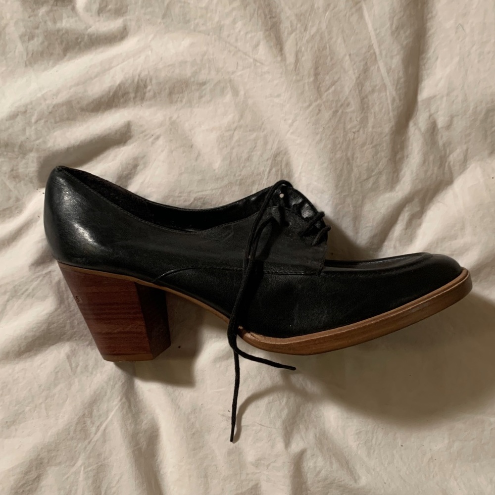 Vintage Black leather booties